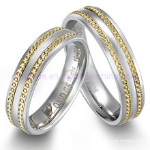 Fashion Accessries Sterling Silver Jewelry Wedding Rings for Men and Women